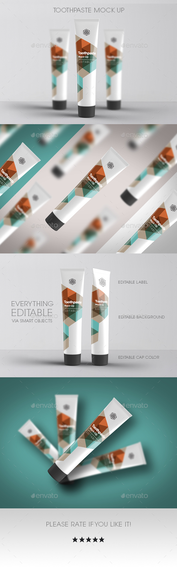 Cream Tube Mock Up - Beauty Packaging