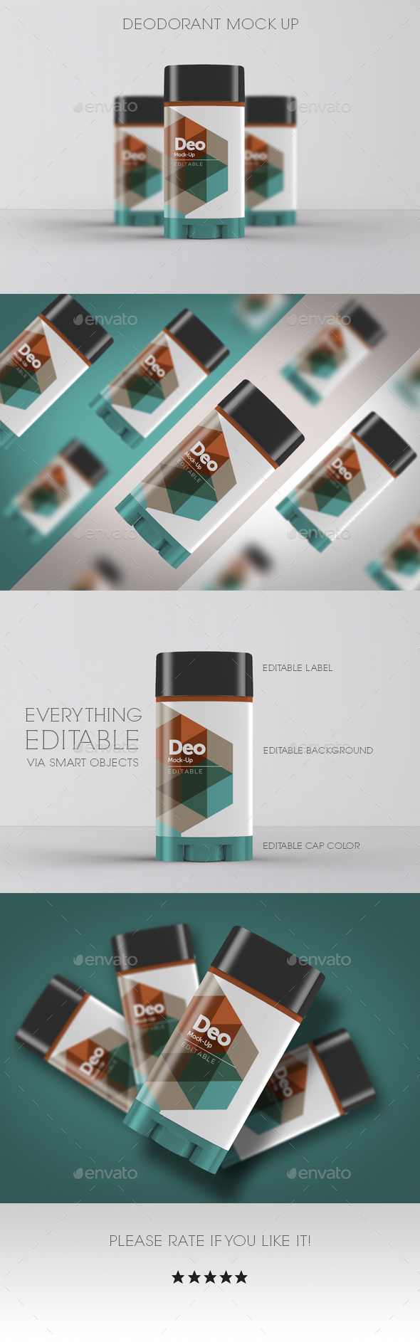 Deodorant Mock Up - Beauty Packaging