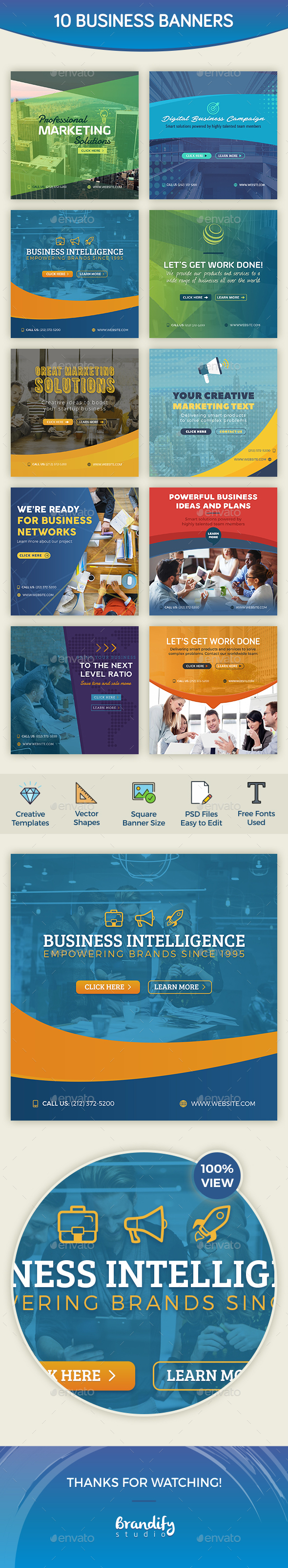 Business Banners - Social Media Web Elements