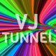 Colorful Disco Tunnel