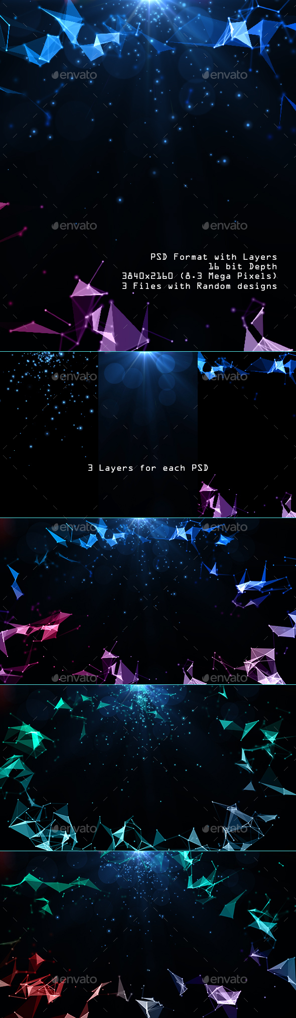 Plexus and Particle Background - Miscellaneous Backgrounds