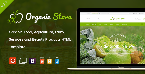Organic Store - ThemeForest 18856890