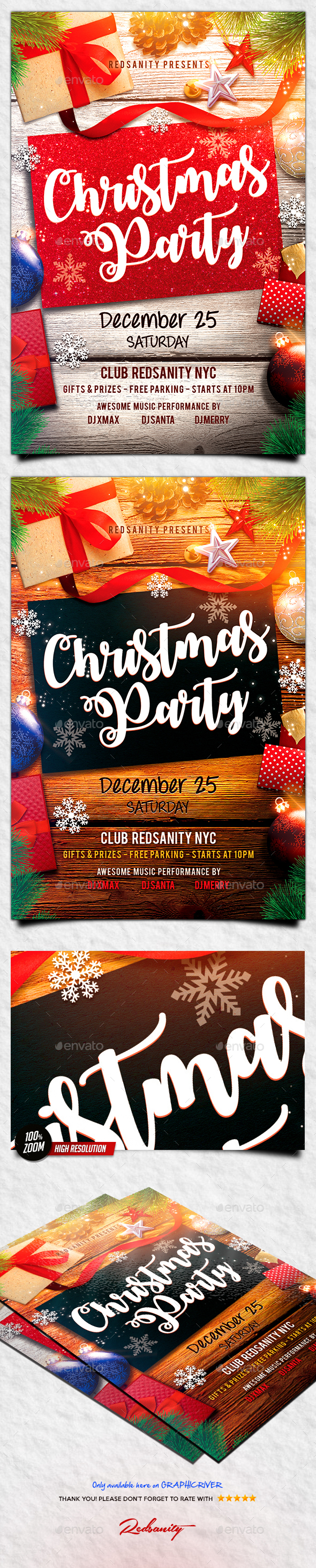 Christmas Party Flyer - Holidays Events