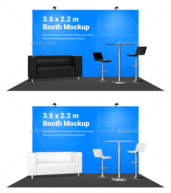 Download Booth Mockup With Furniture By Battlegazer Graphicriver