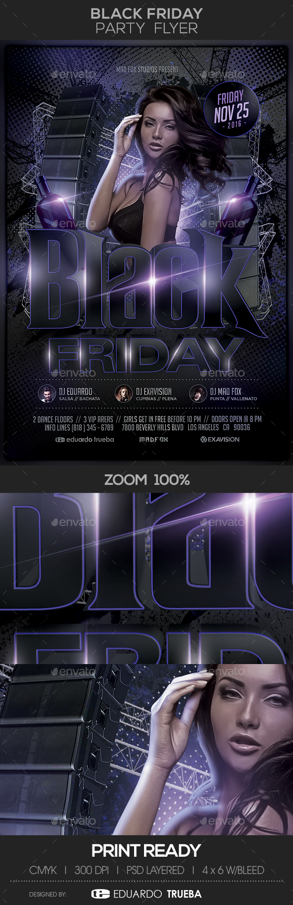 Black Friday Party Flyer - Flyers Print Templates
