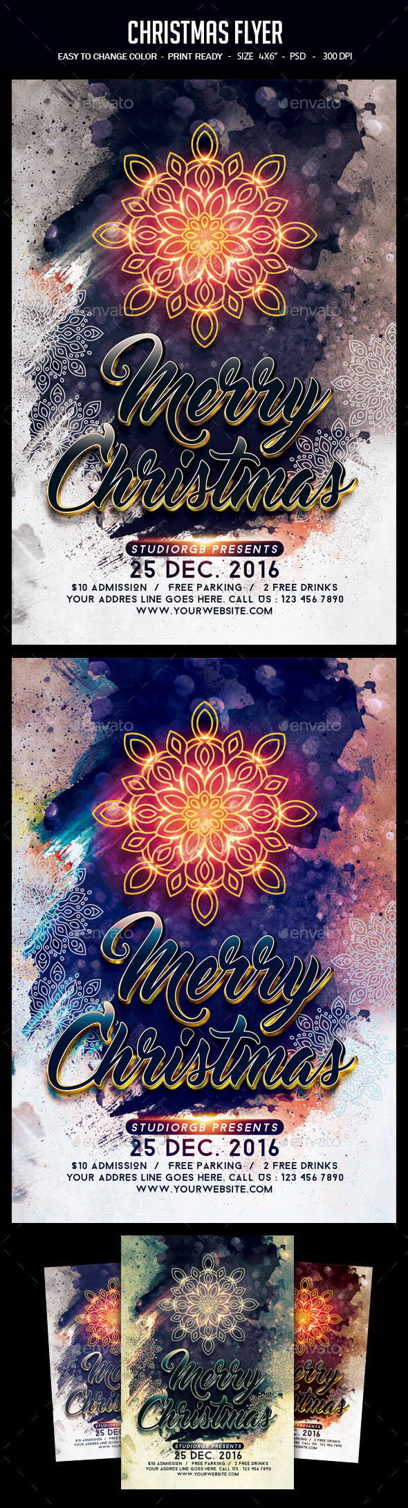 Christmas Flyer - Clubs & Parties Events