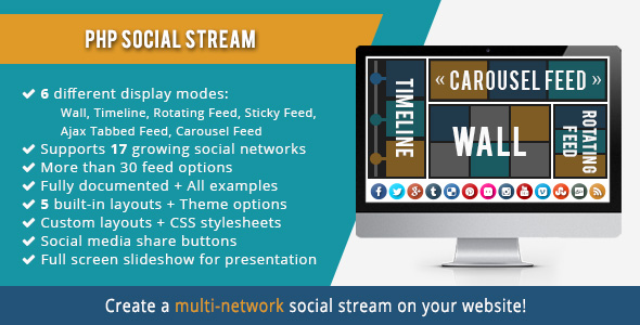 PHP Social Stream - CodeCanyon Item for Sale