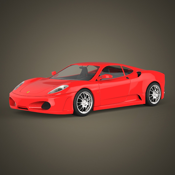 Realistic Sports Car - 3Docean 18871224