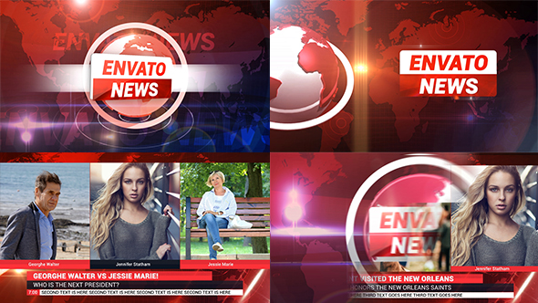 News Broadcast Package - VideoHive 18650539