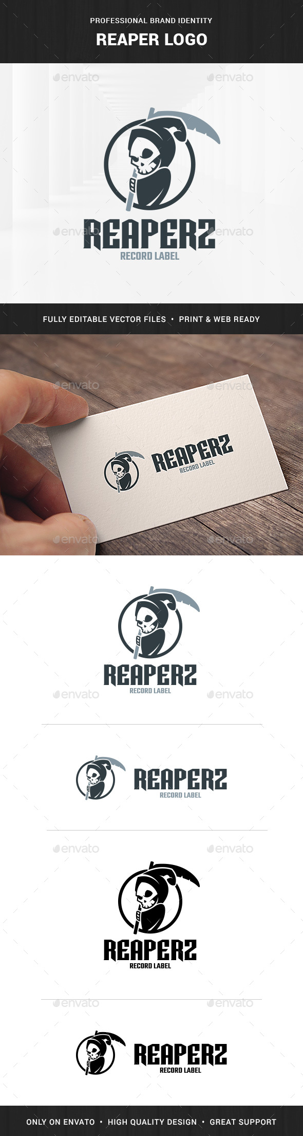 Reaper Logo Template - Humans Logo Templates