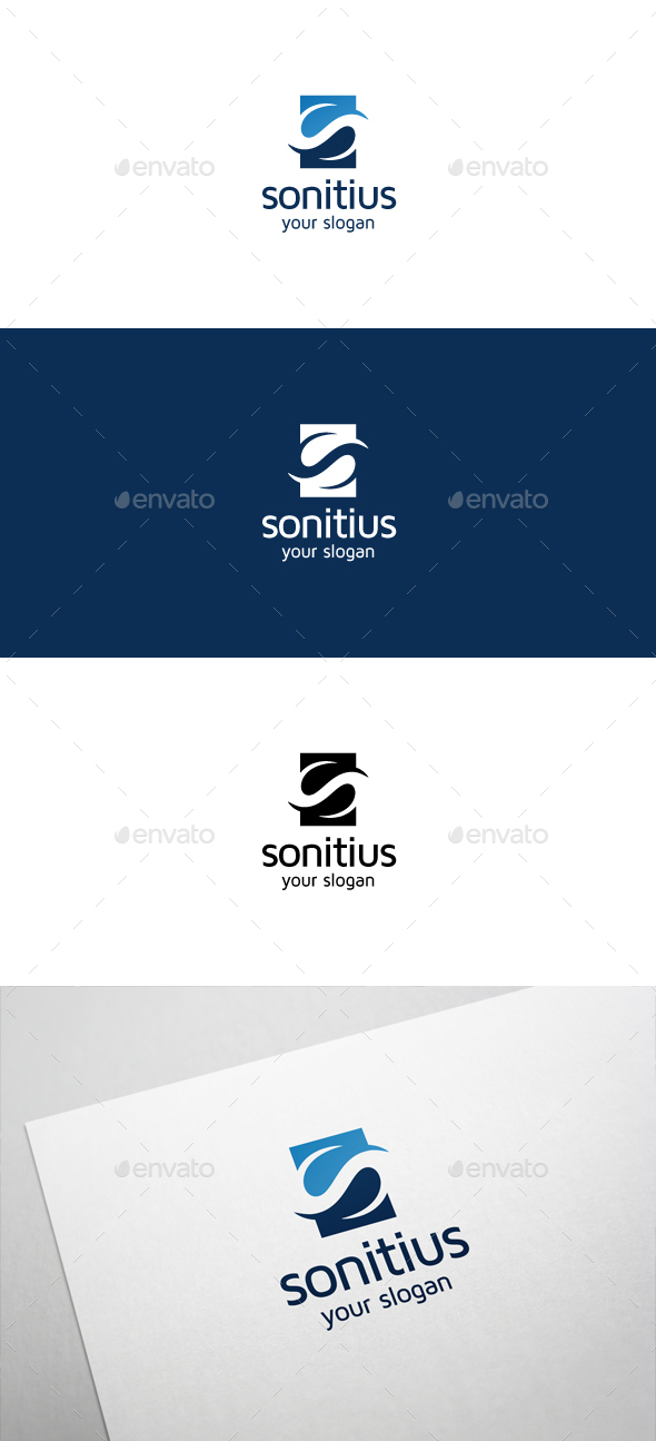 Sonitius S Letter Logo - Letters Logo Templates