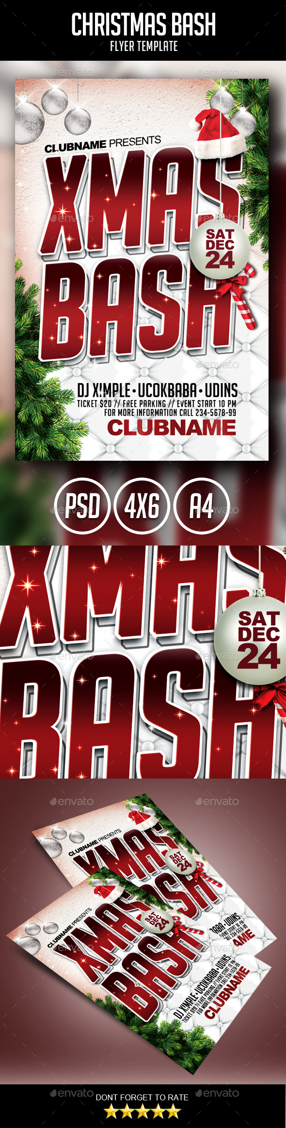 Christmas Bash Flyer - Holidays Events