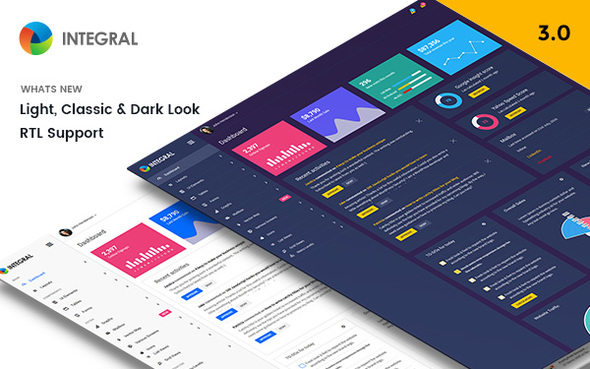 Integral - Responsive Admin Template - with RTL Support - Admin Templates Site Templates