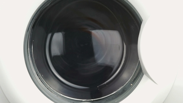 The Process of Washing Cycle Into Washing Machine alt