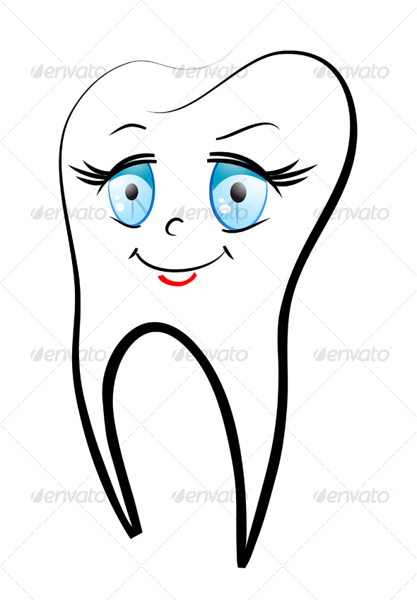 Smiling teeth - Health/Medicine Conceptual