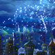New Year's Eve Fireworks Over the City - VideoHive Item for Sale