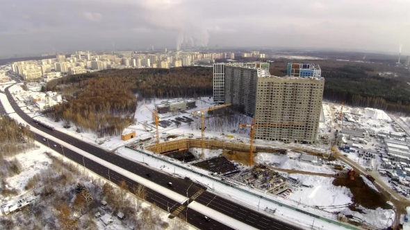 Construction Site in the City