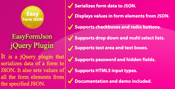 Easy Form JSON - CodeCanyon 18895566