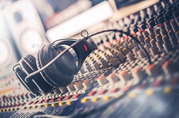 Sound Mastering Mixer - Stock Photo - Images