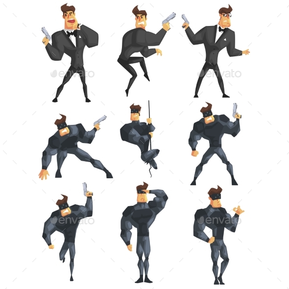 Secret Service Male Agent Undercover - People Characters