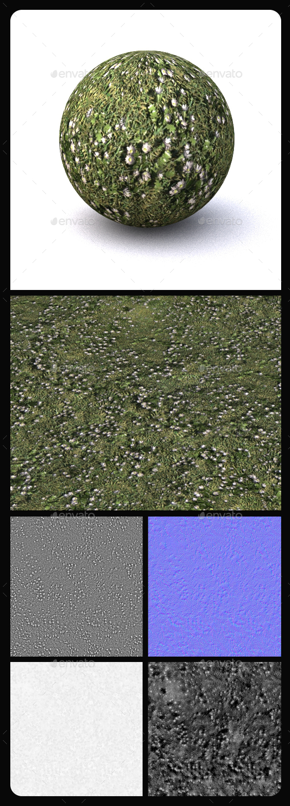 Grass Tile Texture - 3Docean 18899020