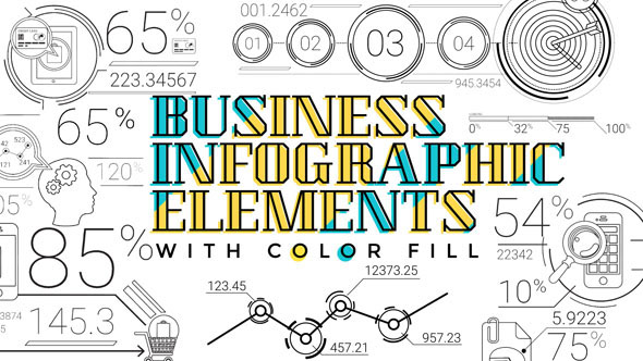 30 Line Infographic - VideoHive 18899154