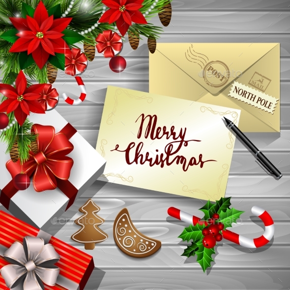 Christmas Design on Wood - Christmas Seasons/Holidays