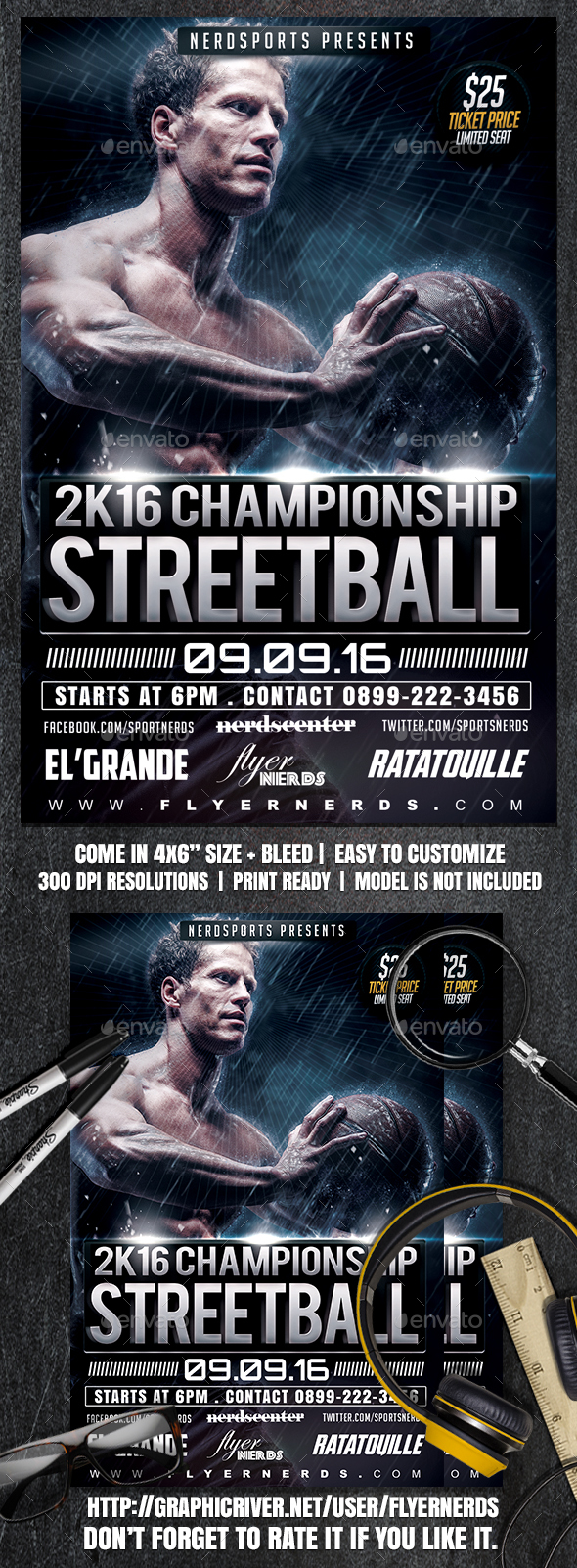 StreetBall Championships Sports Flyer - Sports Events
