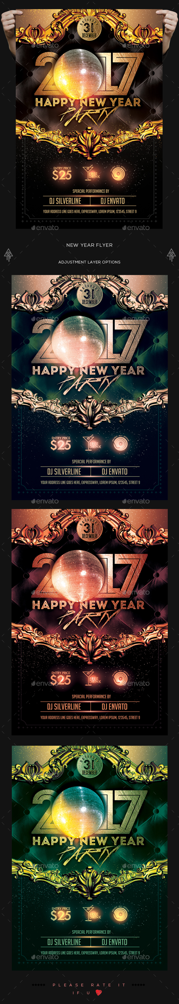 New Year Party Flyer - Clubs & Parties Events
