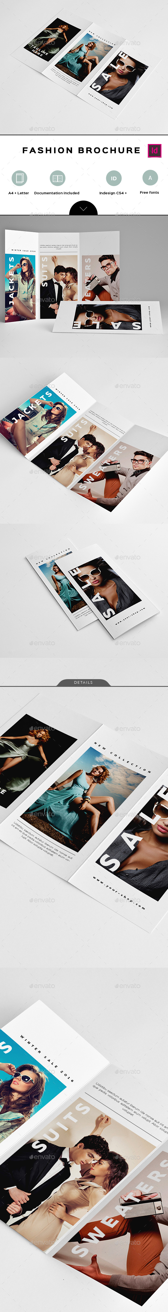 Fashion Trifold Brochure - Brochures Print Templates