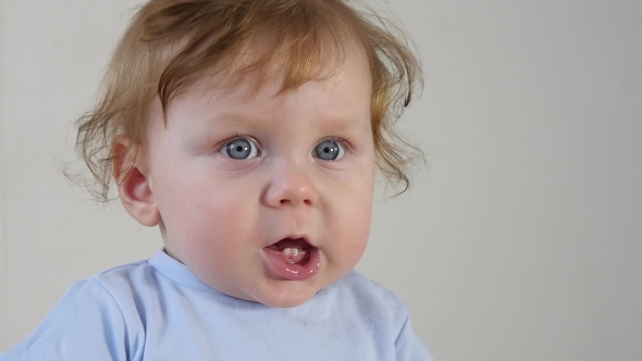 Baby Boy Eating Healthy Food alt