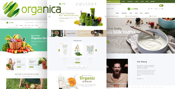 Organica - Organic, Beauty, Natural Cosmetics, Food, Farn and Eco Opencart Theme - Health & Beauty OpenCart