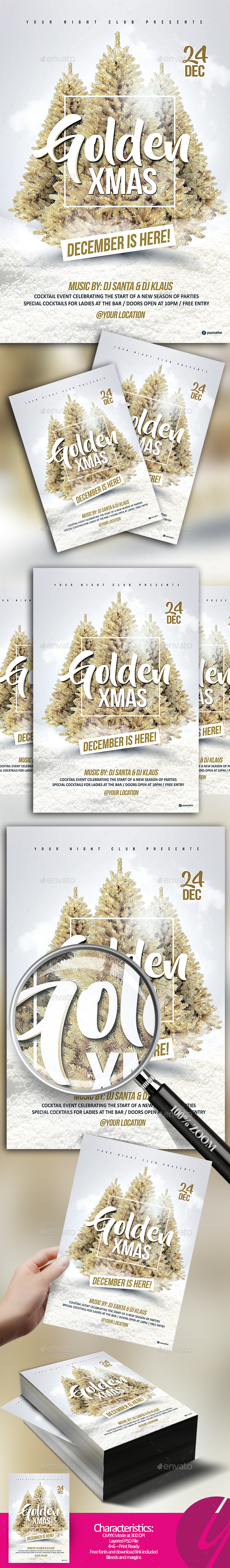 Golden Christmas Edition - Clubs & Parties Events