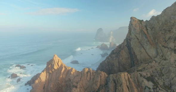 Epic Cliffs and Ocean Waves View