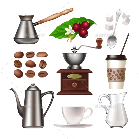 Vector Set of Icons - Man-made Objects Objects