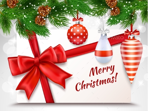 Merry Christmas Greeting Card