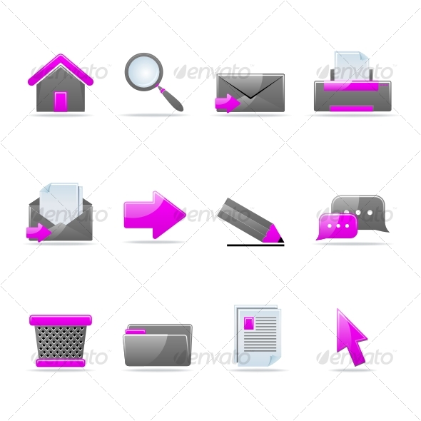 Glossy icon set - Web Icons