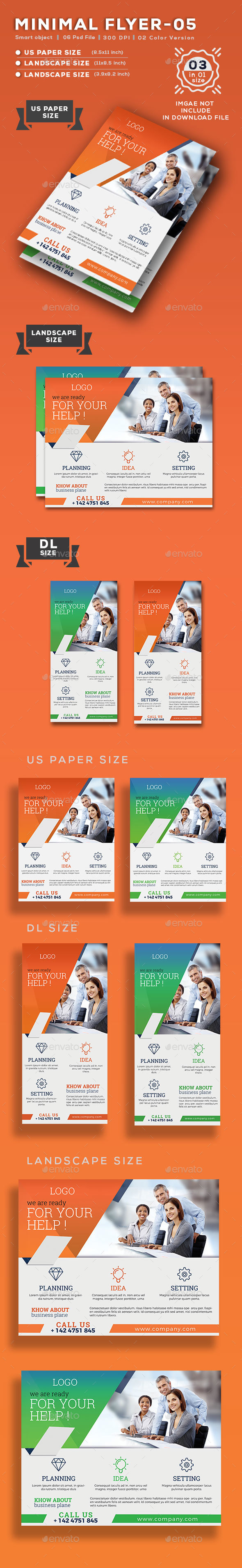 Minimal Flyer-05 - Flyers Print Templates