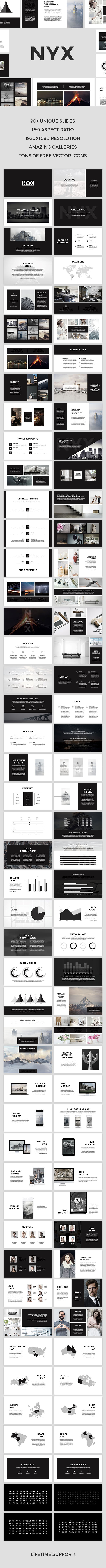 Nyx PowerPoint Template - PowerPoint Templates Presentation Templates