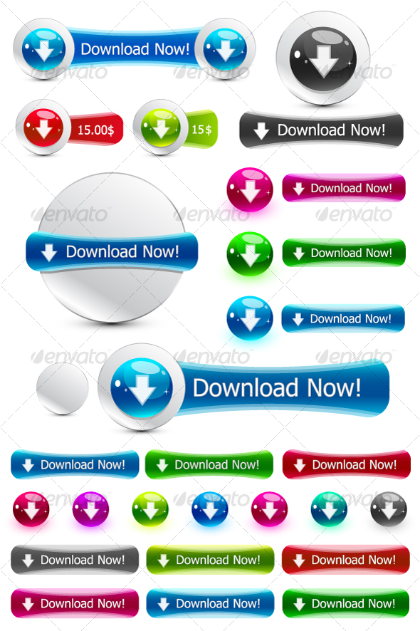 Collection of Download buttons - Web Elements