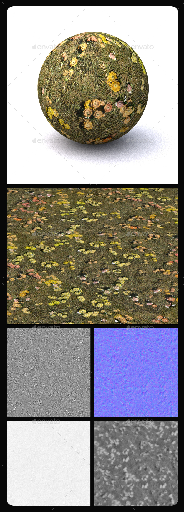 Grass Tile Texture - 3Docean 18920476