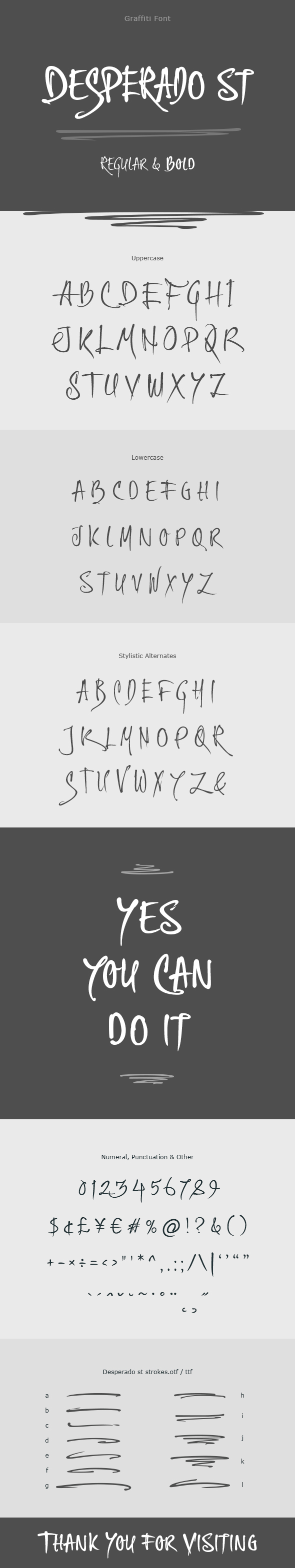 Desperado st Graffiti Font - Graffiti Fonts