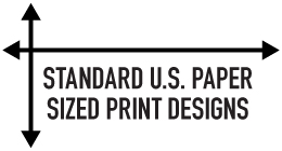 Standard U.S. Paper Sized Print Designs