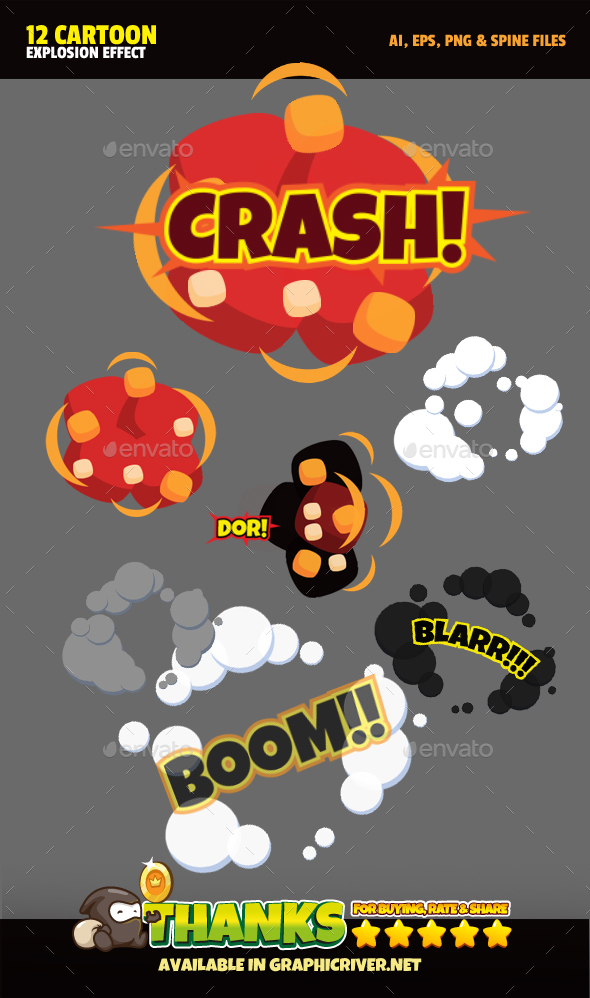 Explosion FX - Sprites Game Assets