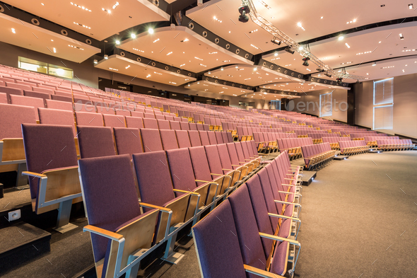 Lecture hall in academy - Stock Photo - Images