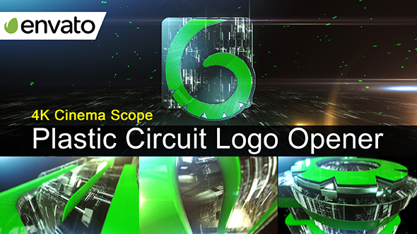 Plastic Circuit Logo - VideoHive 18926257