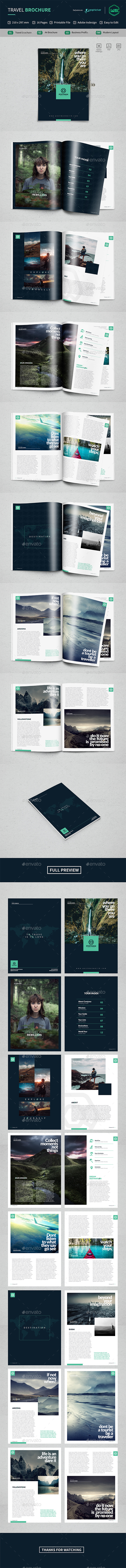 Brochure Travel - Brochures Print Templates