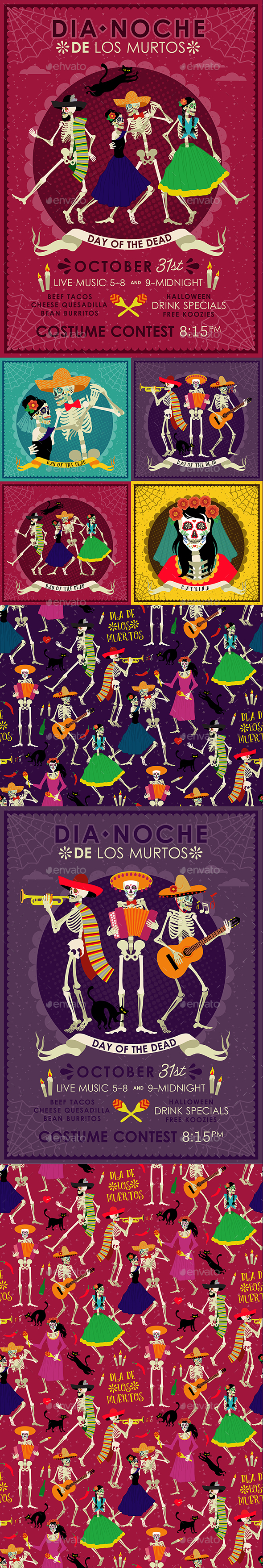Day of the Dead Collection - Halloween Seasons/Holidays
