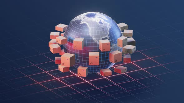 Loop rotation of the earth and commodity logistics