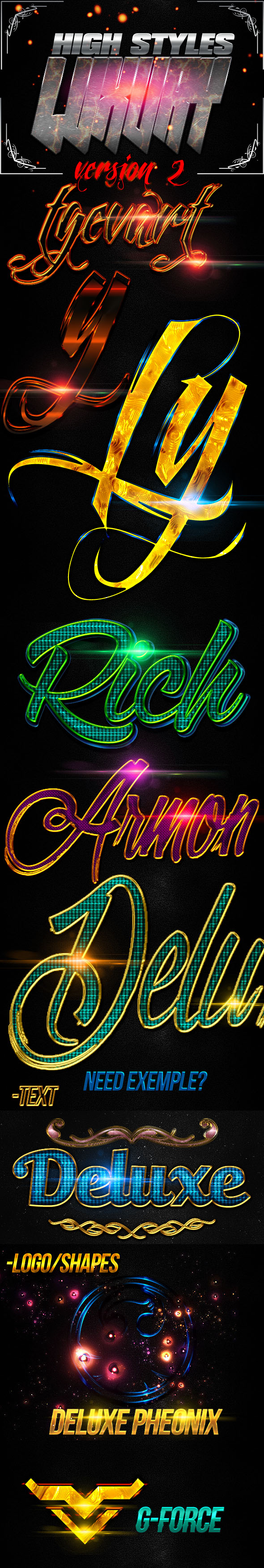 High Styles Luxury 2 - Styles Photoshop